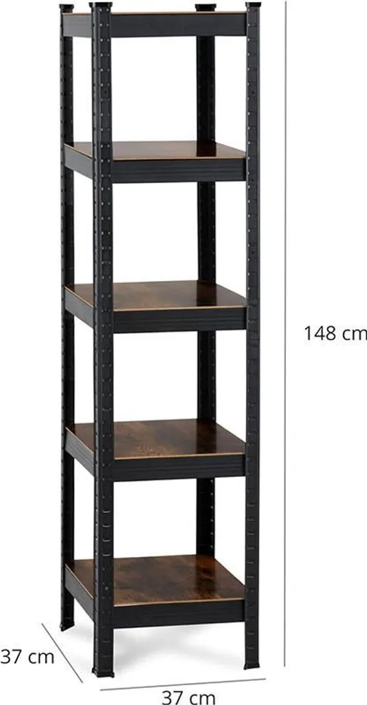 Rangement vertical Heavyrack Design pour salon et bureau 148x37 cm