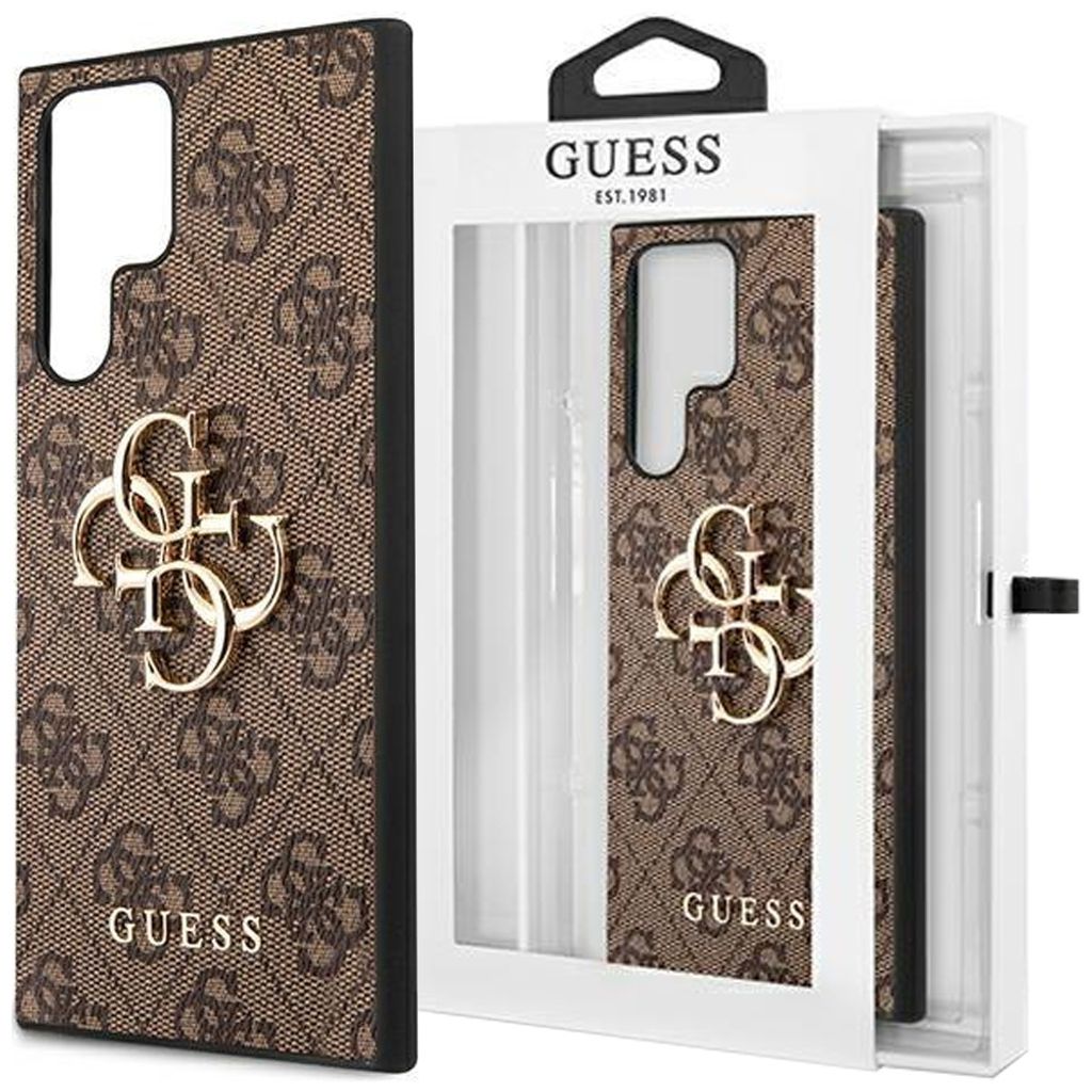 Guess Polyurethan4G Metal Logo Case für Samsung Galaxy S22 Produktbild 