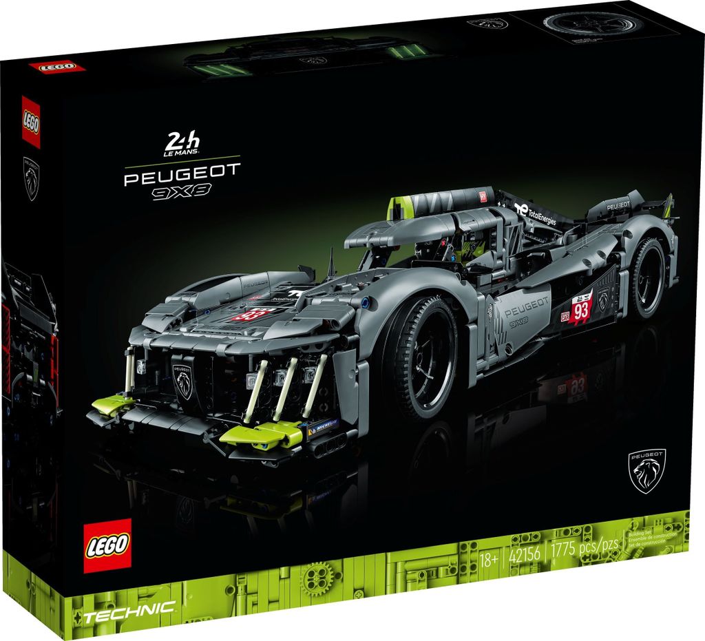 LEGO Technic 42156 Peugeot 9x8 24H Le Mans Hypercar Produktbild 