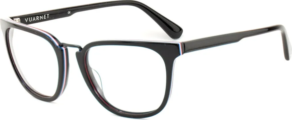 Montatura Vuarnet VL16240001 Optique - Acetato Nero Calibro 50