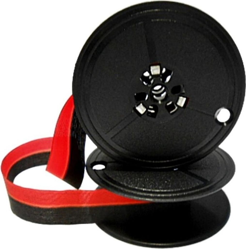 Farbband - schwarz/rot - für die Hermes S 38- Gr.5 -Farbbandfabrik Original Farbband Farbbandfabrik