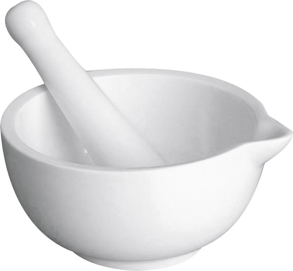 Retsch 130000151, Bílá, Porcelán, Hmoždíš s paličkou, 14,5 Obrázek produktu 