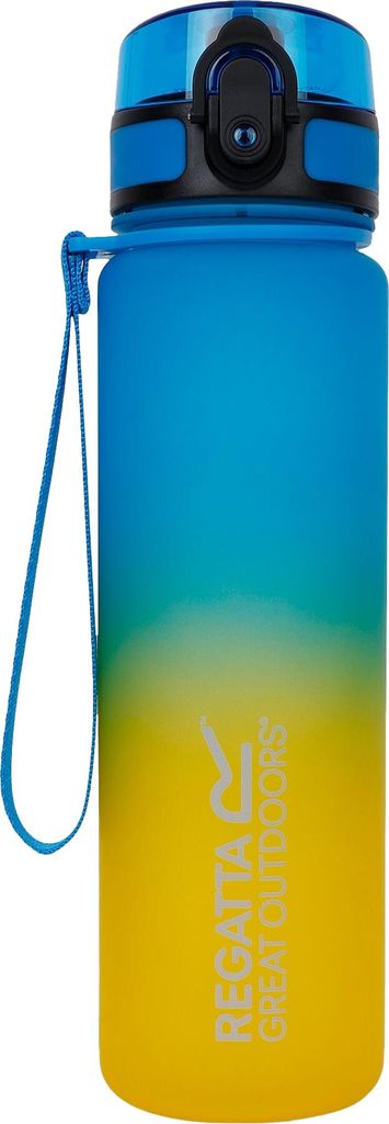 Regatta Great Outdoors Tritan Trinkflasche 0,6 l RG537 (Einheitsgröße) (Dunkelblau/Sonnenuntergang)