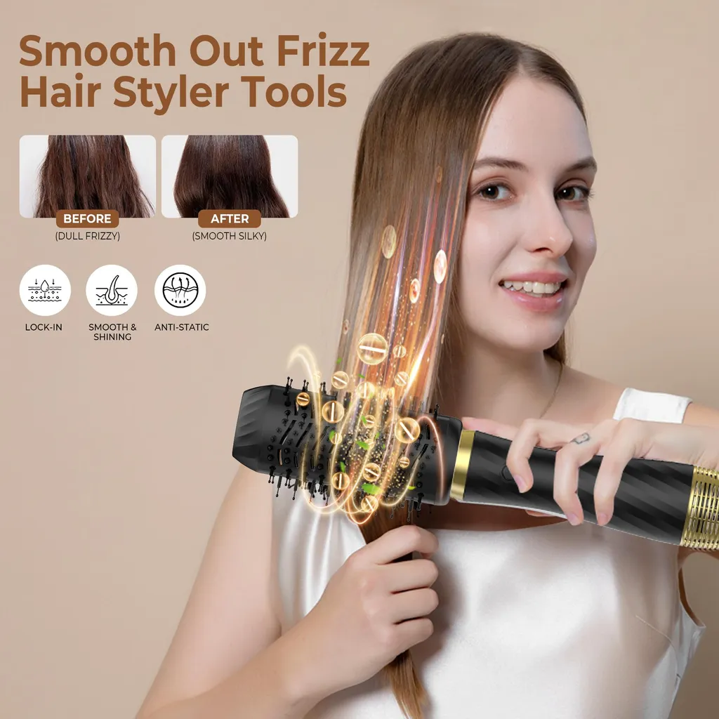 Sèche-cheveux 6-en-1 UKLISS Coiffage Professionnel à Domicile Complet