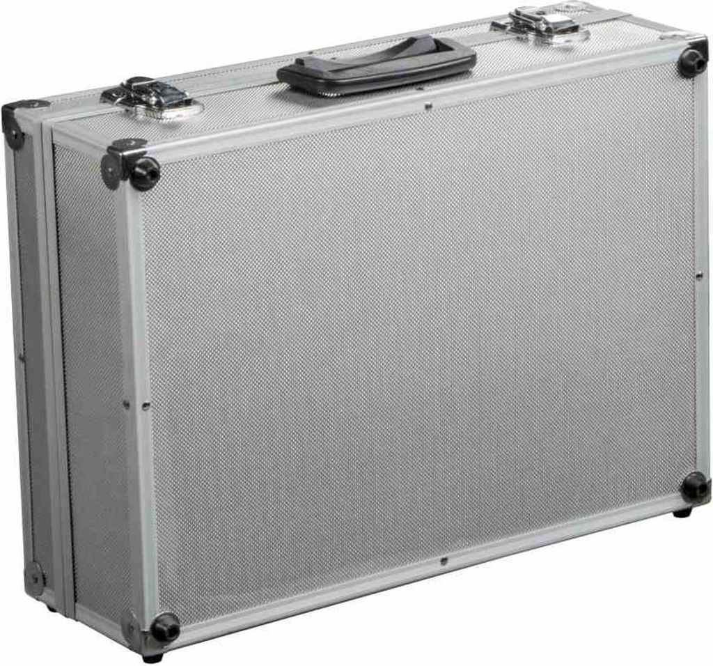 Ironside 191-001 Alu Werkzeugkoffer 460x330x150mm,abschließb., silber