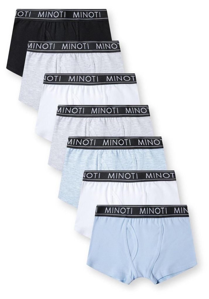 Minoti Boxershorts Baumwolle elastisch Schwarz Gr. 146 für Jungen