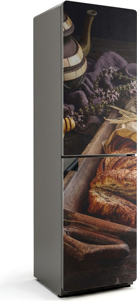 Rustikales Picknick – Magnetische Kühlschrank Abdeckung – Dekorfolie magnetisch Küche – Kühlschrank Magnet Deko – selbstklebende Magnett...