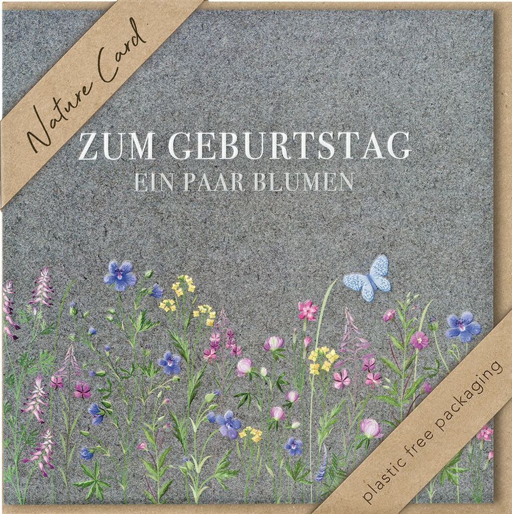 bsb 6940242 Geburtstagskarte - Natur Card, inkl. Umschlag