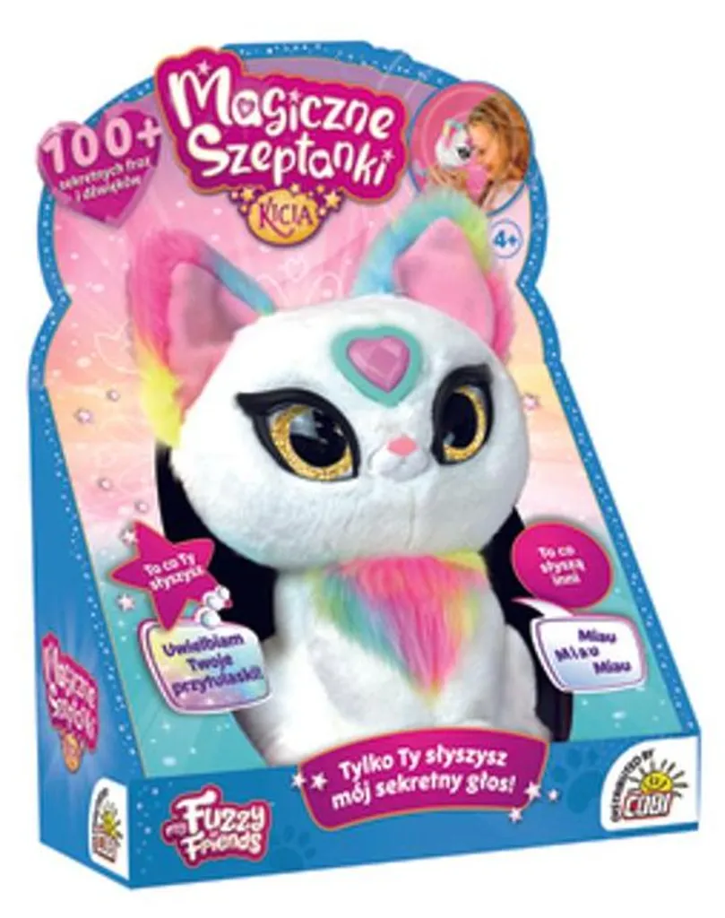 Cobi Magic Whispers Kitty 1860 - Peluche Chat Interactif et Secret