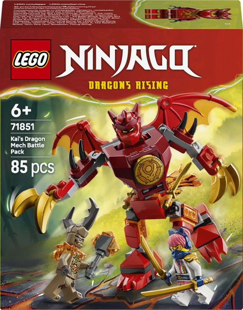 LEGO Ninjago Battle Pack Kai's Drachen-Mech 71851 Produktbild 