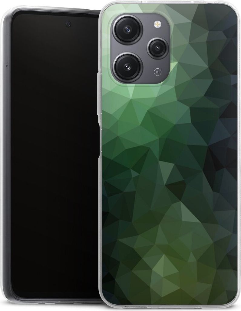 DeinDesign Handyhülle für Xiaomi Redmi 12 Silikon Hülle Case Smartphone Schutzhülle Geometric Mosaik Tarnmuster