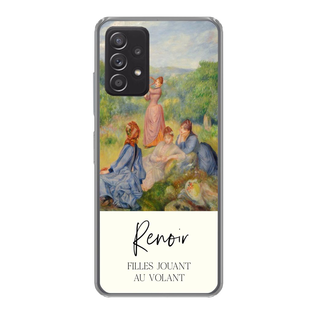 MuchoWow Handyhülle Schutzhülle Hülle für Samsung Galaxy A53 5G Malerei - Renoir - Impressionismus Silikon Softcase Handy Hülle - Schutzabde...