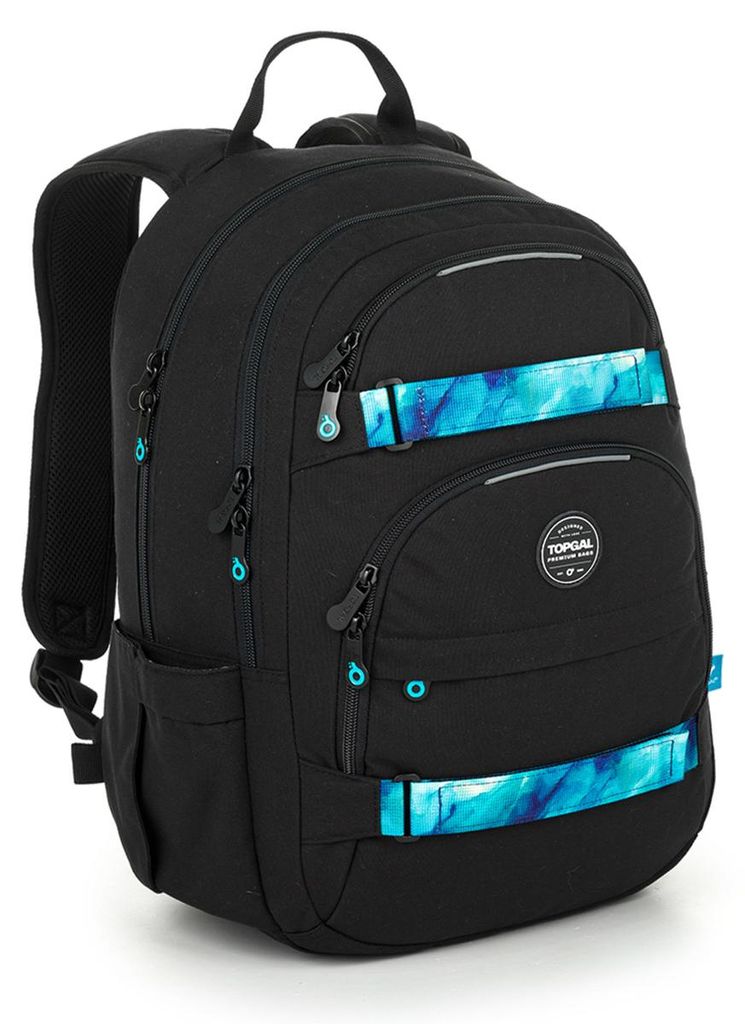 Studentenrucksack Black and Blue Topgal VIKI 25037