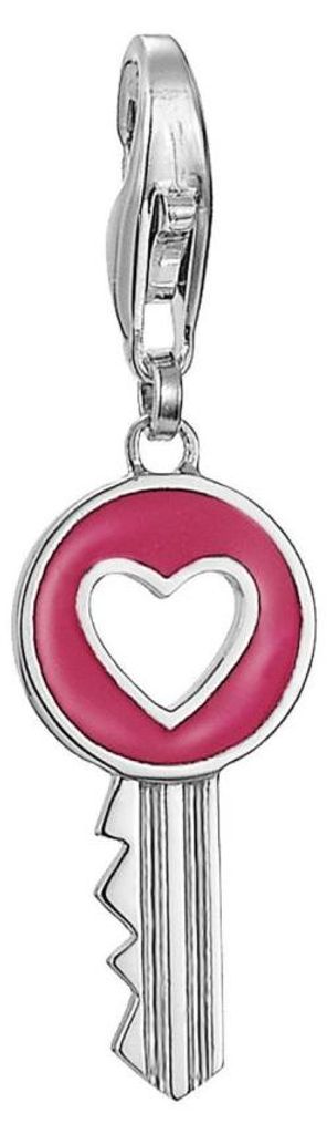 Esprit Anhänger Charms Silber Zirkonia Heart Key Produktbild 
