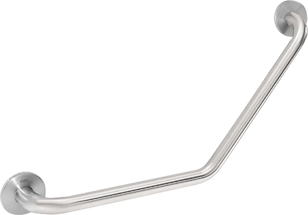 Maniglia angolare KWC AR, CONTINA, acciaio inox, angolo 135 gradi, 696x334x82 mm