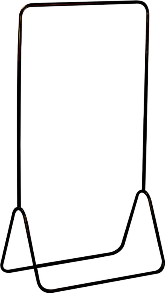 DOCHTMANN Věšák na oblečení kovový, černý 80x44x145cm Obrázek produktu 