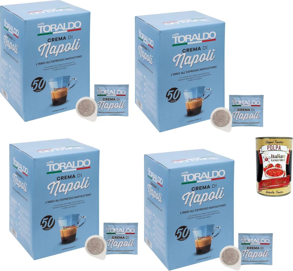 Caffè Toraldo Crema di Napoli E.S.E. Pads – 4 x 50 Stück Produktbild 