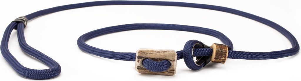 Mystique Field trial Moxonleine Retrieverleine 6mm 150cm mit Zugbegrenzung blau