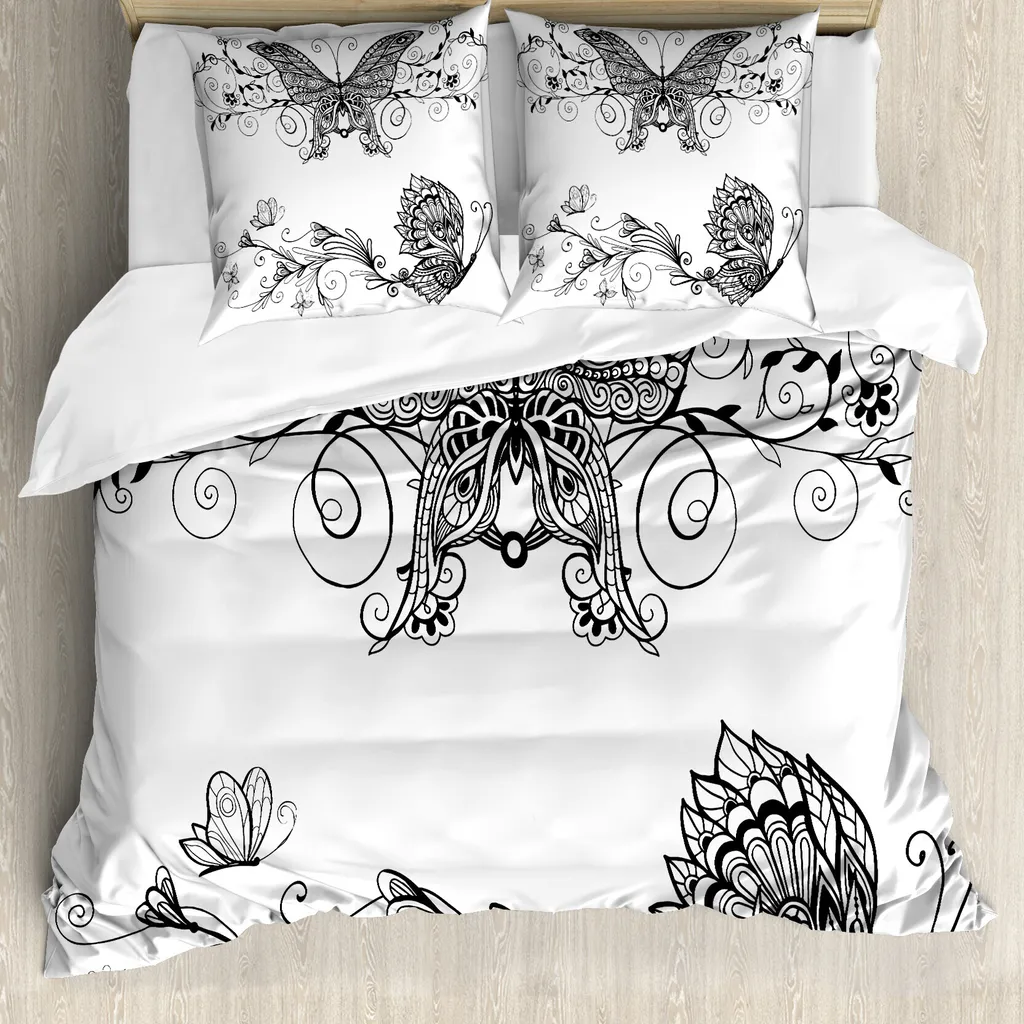 Copripiumino King Size Boho Chic 100% Cotone – Bianco Con Pois E Jacquard – Set Con 2 Federe – Trapuntato E Morbido - 4