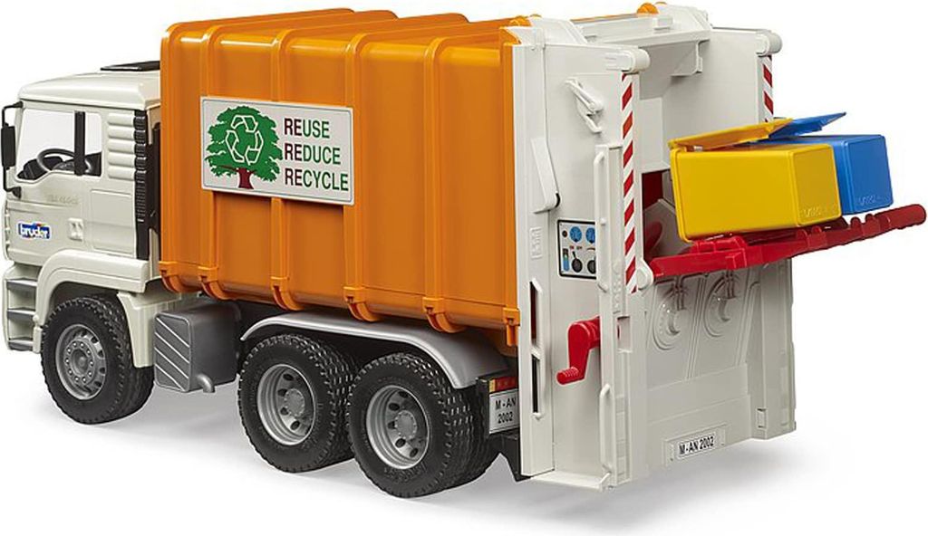 Bruder 02772 MAN TGA Camion poubelle à chargement arrière Image du produit 