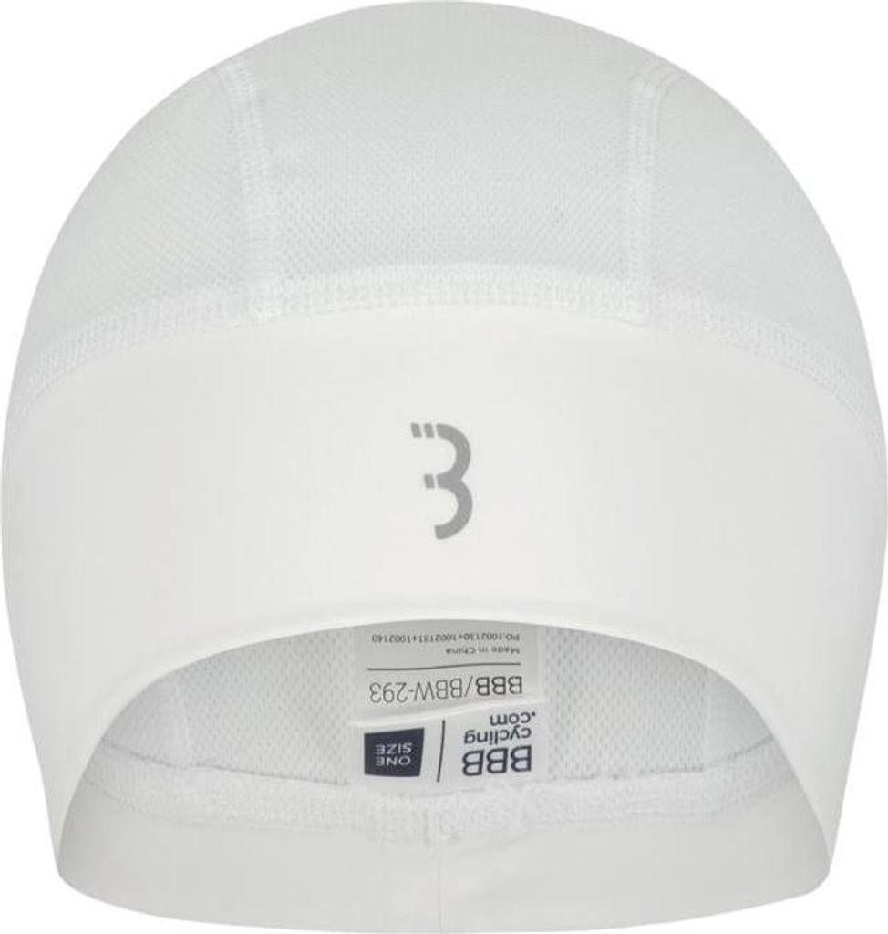 BBB Cycling BBB ComfortCap Helmmütze 293 Weiß - komfortabler Schweißschutz un...