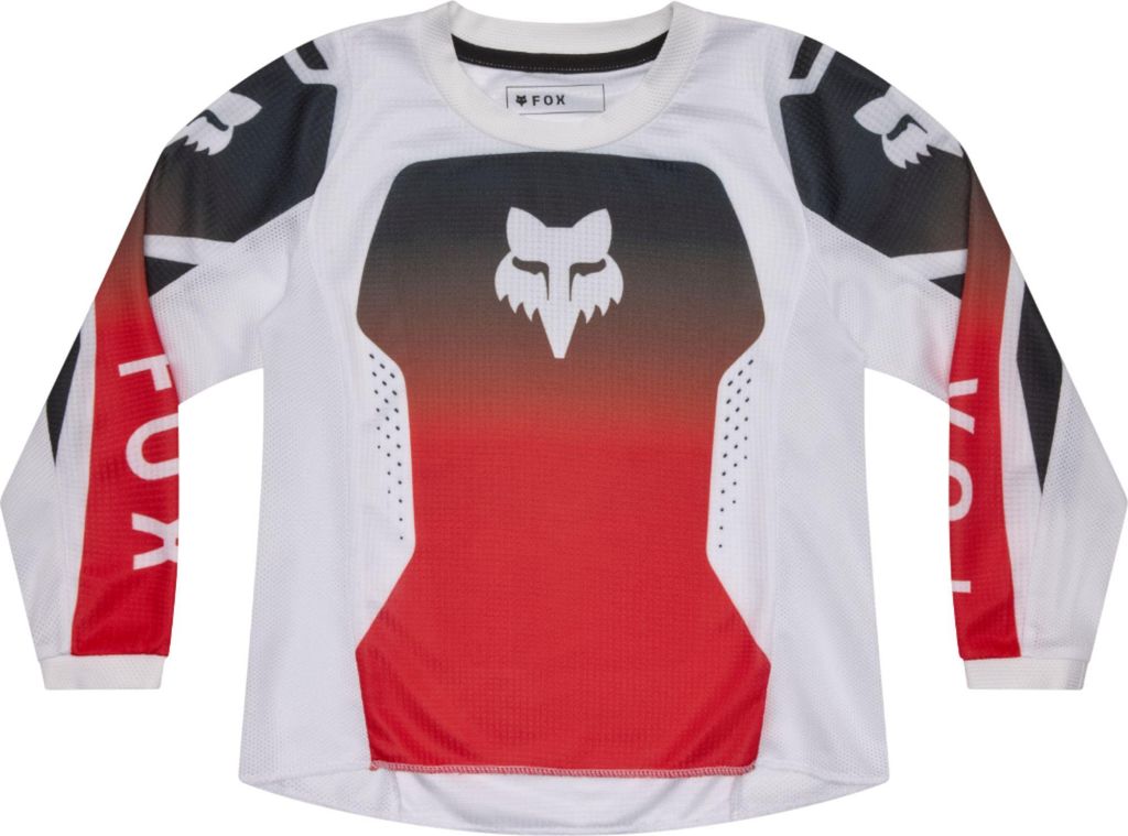 FOX 180 Shield Kinder Motocross Jersey, rot/weiß/schwarz, K-M