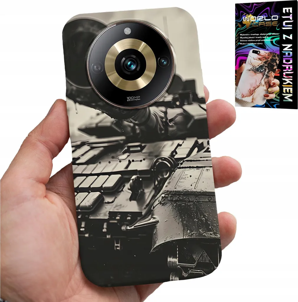 Custodia per Realme 11 Pro - Carro armato Veicoli militari Militaria + Pellicola protettiva