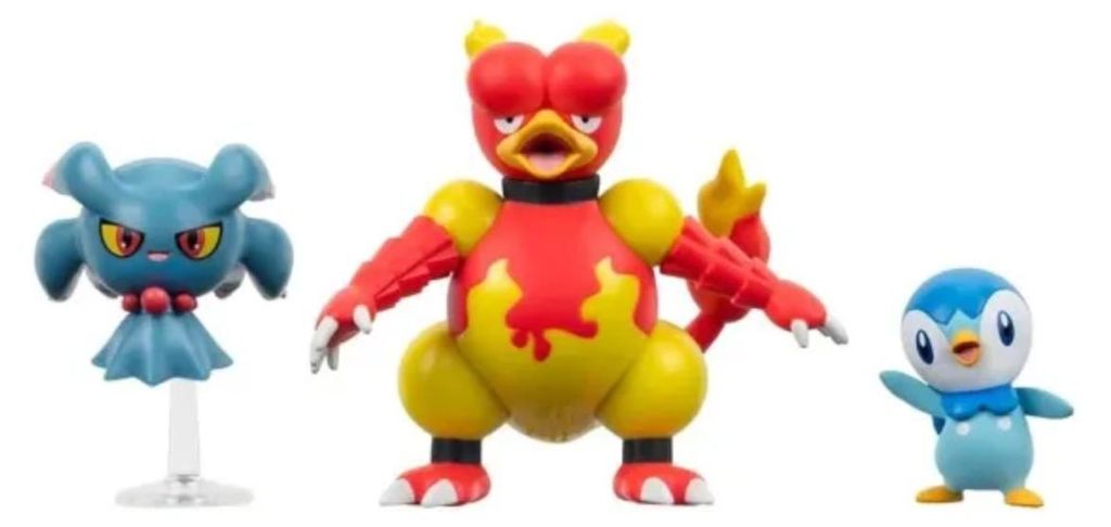 Pokémon Set de figurines de combat Figuren 3er-Pack Plinfa, Image du produit 
