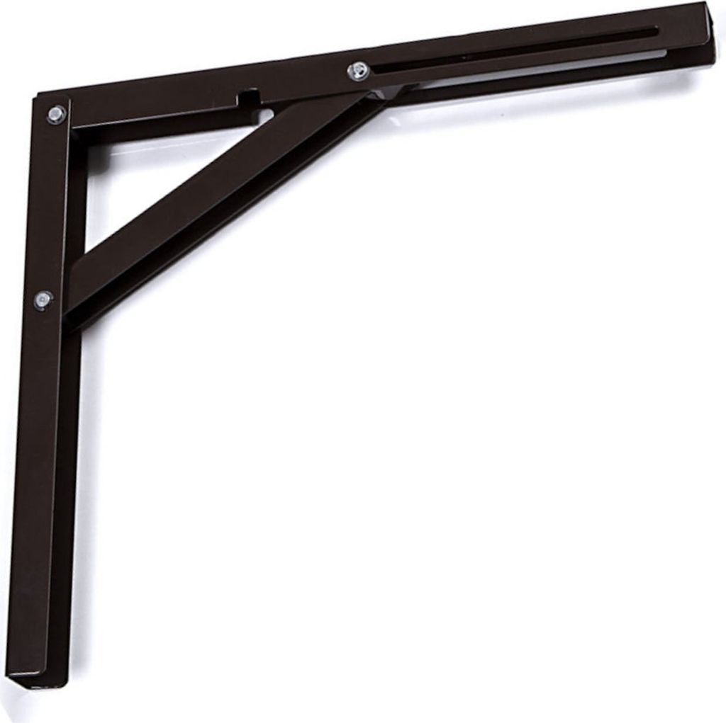 4 Stück Klappkonsole Profi-Nr.1 L300 Länge: 300 mm / Höhe 260 mm braun Tragkraft 120 kg (pro Paar)