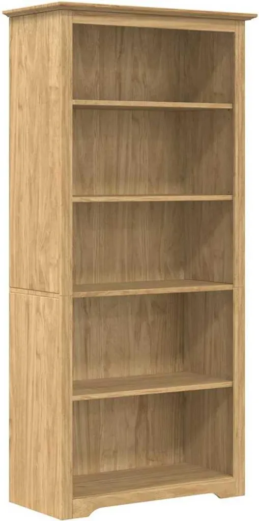 Bibliothèque BODO vidaXL Marron Miel 82x40x173 cm en Bois d'Ingénierie