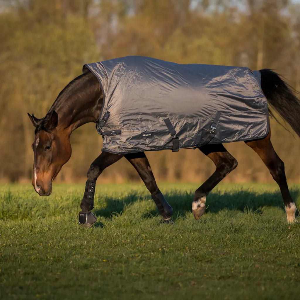 Busse Couverture d'extérieur Rain-Dear 100g Gris Navy Taille 125 cm