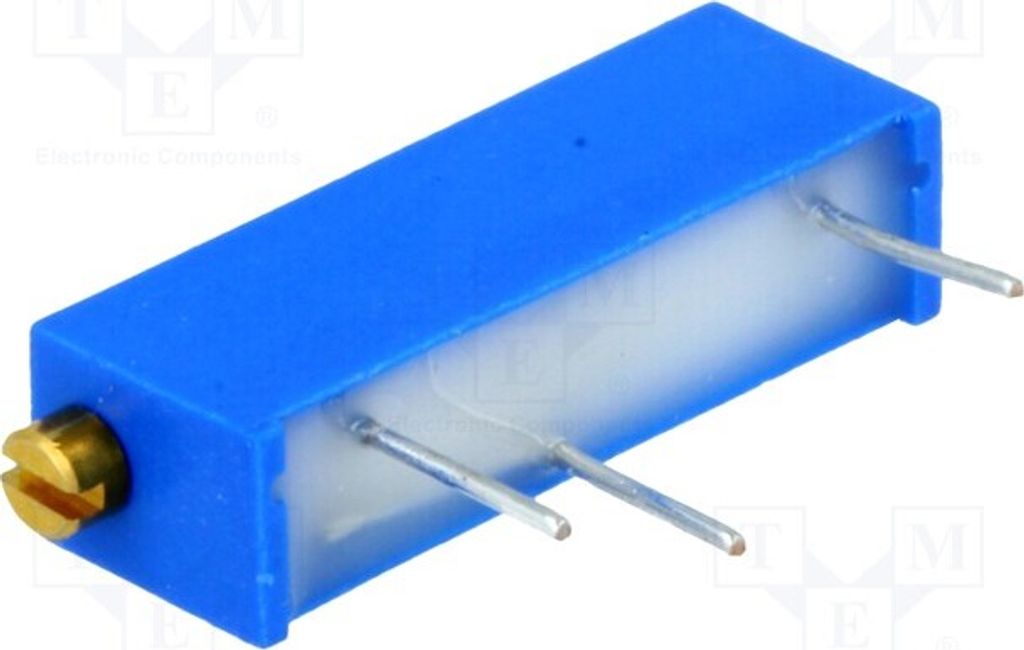 1x Potentiometer: für den Einbau 750mW ±10% 1kΩ ar T18102KT10 THT-Potentiometer
