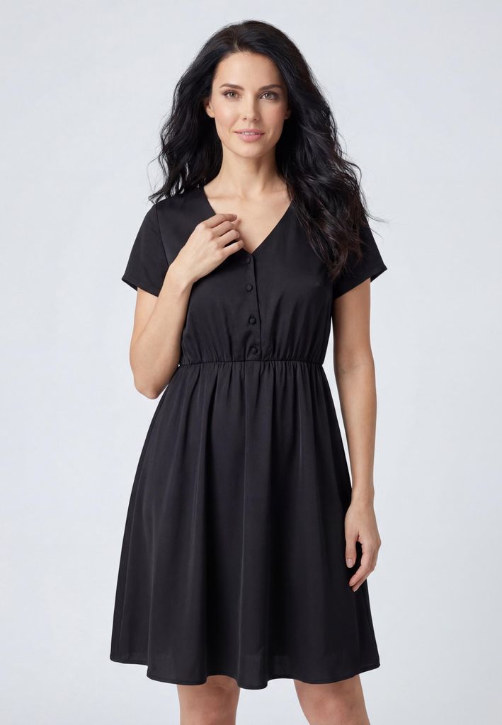 CHANCERY damen kleid - schwarz, L