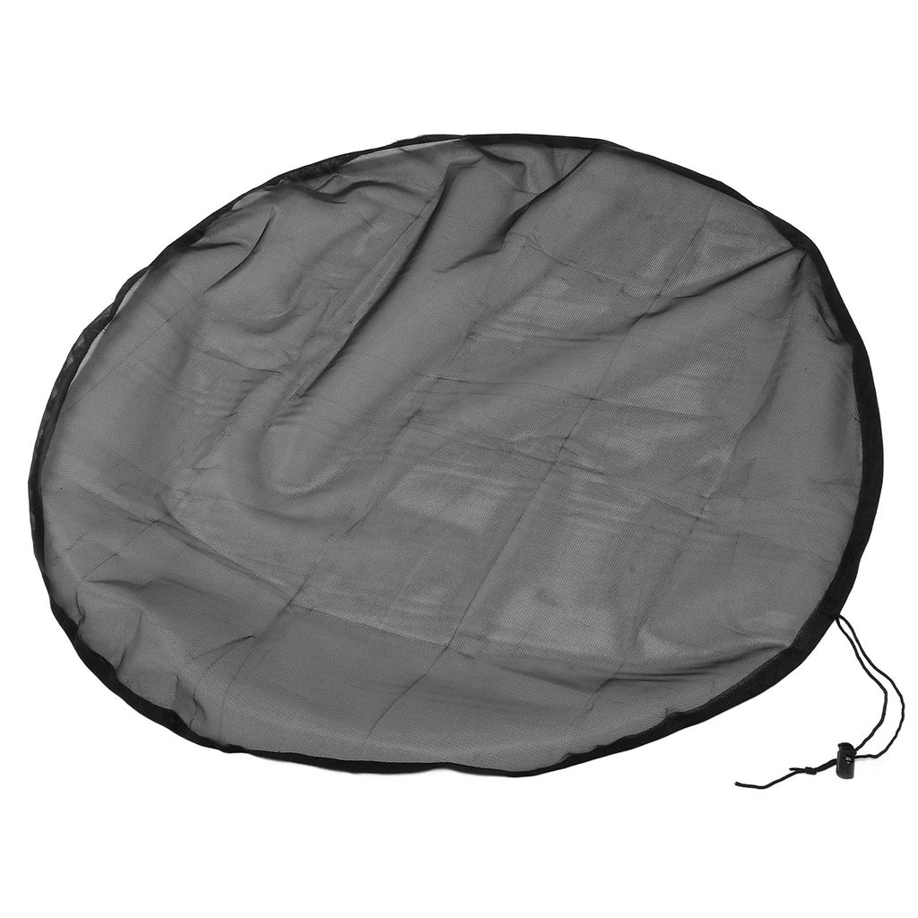 Rain Barrel Mesh Cover,Mesh Drawstring Rain Barrel Cover,Rain Bucket Leaf Filter Screen Cover,Rain Bucket Screen Cover,Water Collection Buckets Tan...