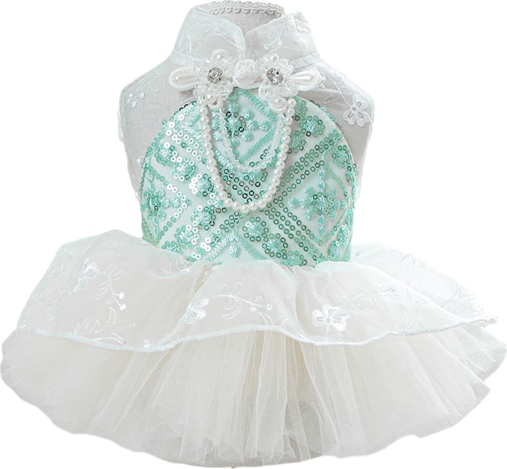 Blingbling-Prinzessinnenkleid für Hunde, Welpen, Spitzenkuchen, Camisole-Rock, süßes Haustier-Kostüm, Tutu-Kleid für Halloween, Weihnachten, G...