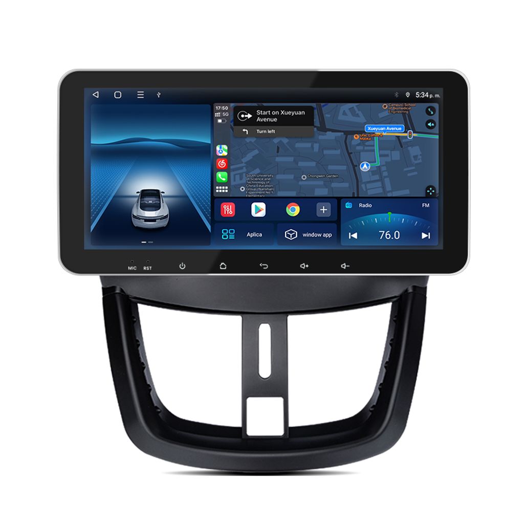 10.33" 6+128GB Android 15.0 Carplay per Peugeot 207 CC Immagine del prodotto 