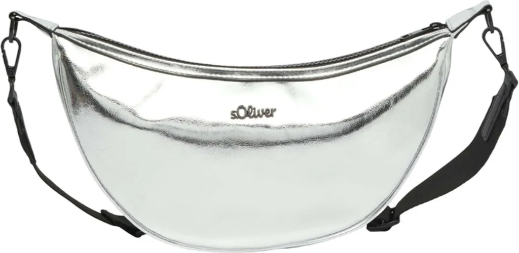 s.Oliver Marsupio Bianco Argentato | Borsa a Tracolla Beltbag Trendy