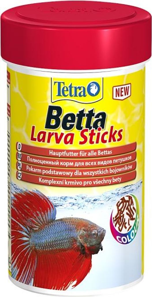 Tetra Betta Larva Sticks 100ml - Voerstaafjes voor jonge Productafbeelding 