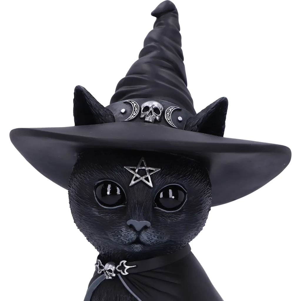 Figurine Chat Purrah 30 cm pour Autel Wicca - Décoration Cult Cuties Zen