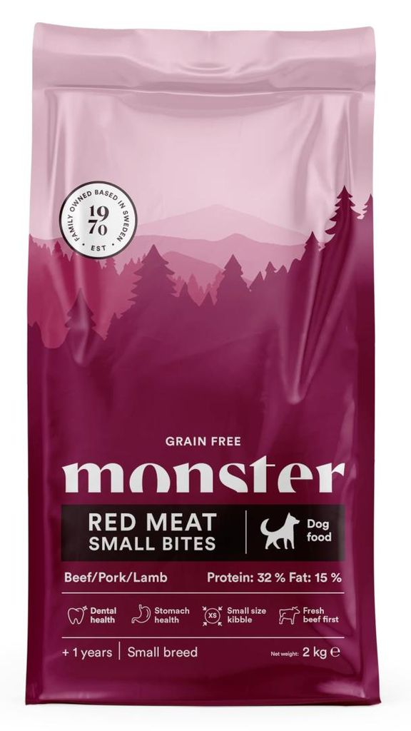 Monster Dog Grain Free Small Bites 2kg Bezzbożowa Sucha Zdjęcie produktu 