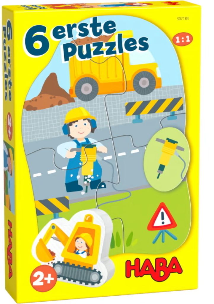Haba 6 erste Puzzles - Baustelle