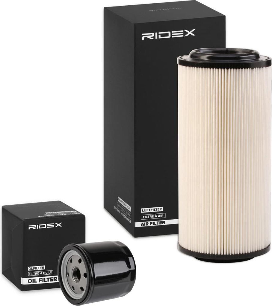 RIDEX Filterset Inspektionspaket Filtersatz für VW Golf IV Schrägheck (1J1) up! Schrägheck (121, 122, BL1, BL2) Lupo (6X1, 6E1) für AUDI A2 (8Z0)