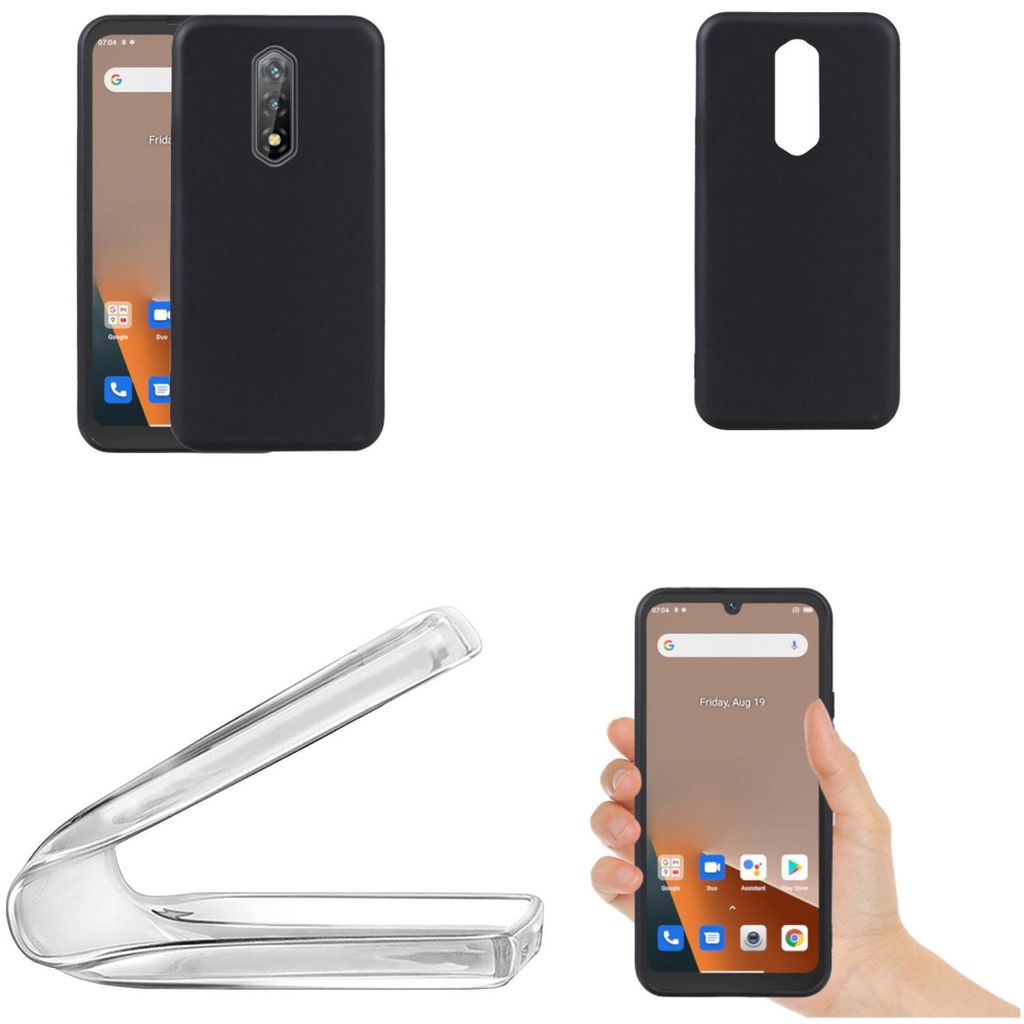 Étui de protection en silicone noir pour Blackview BV5200 Image du produit 