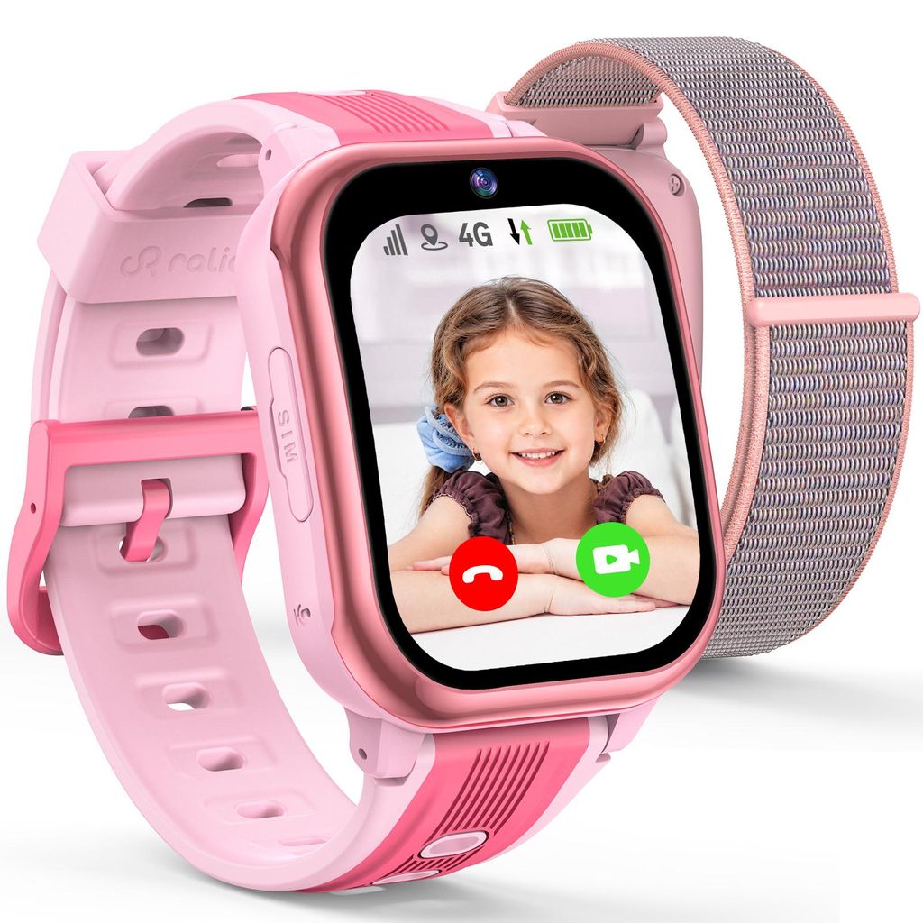 Ralio R5 Plus 4G Smartwatch Kinder mit gebogenem Produktbild 