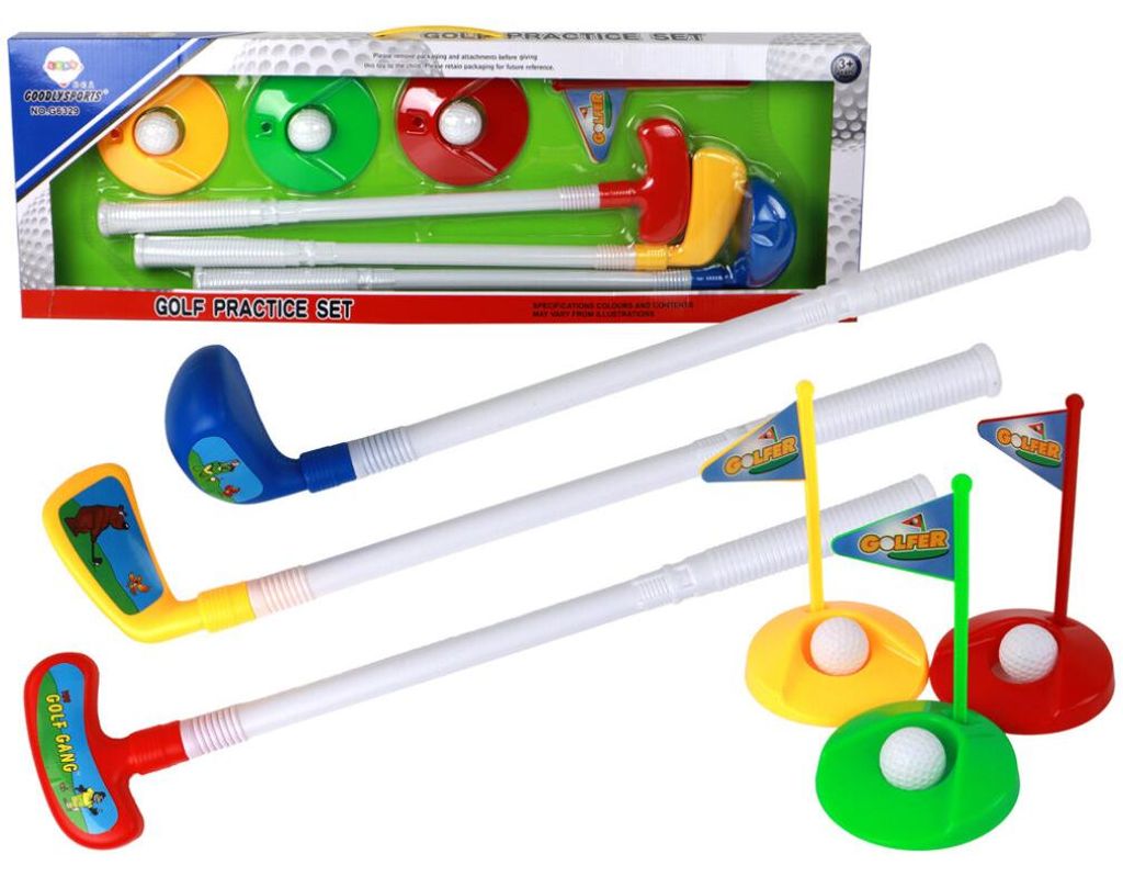 Sada minigolfových palíc pre deti 12 kusov. Obrázok produktu 