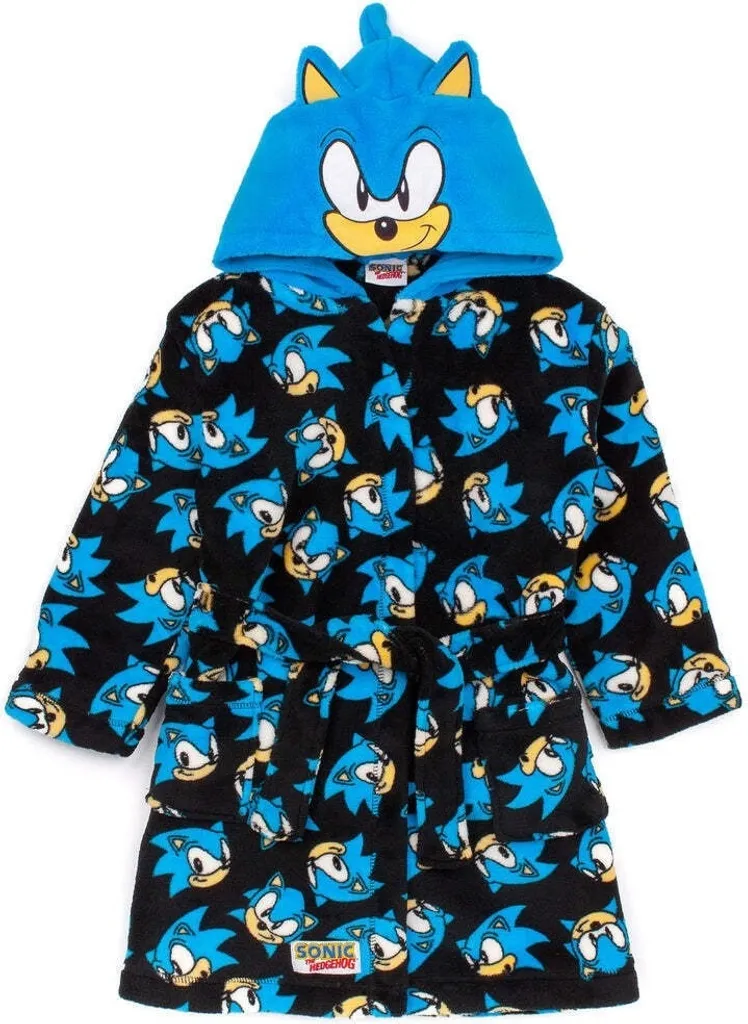 Sonic The Hedgehog - Vestaglia per bambini NS6761 (146-152) (Nero/Blu)