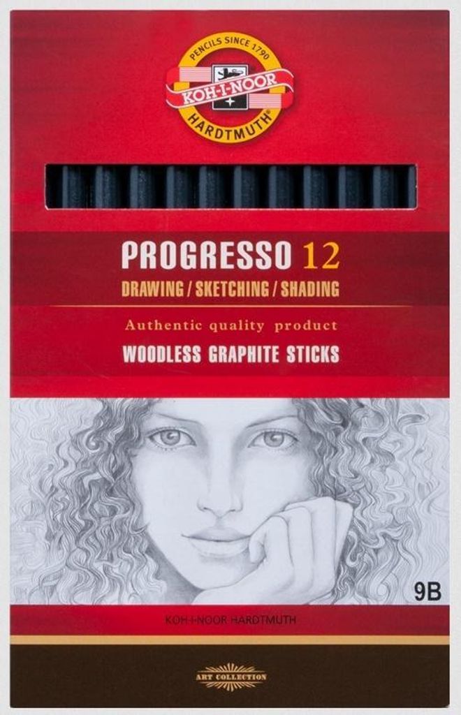 Progresso 9B Bleistiftmine (12 Stck.)