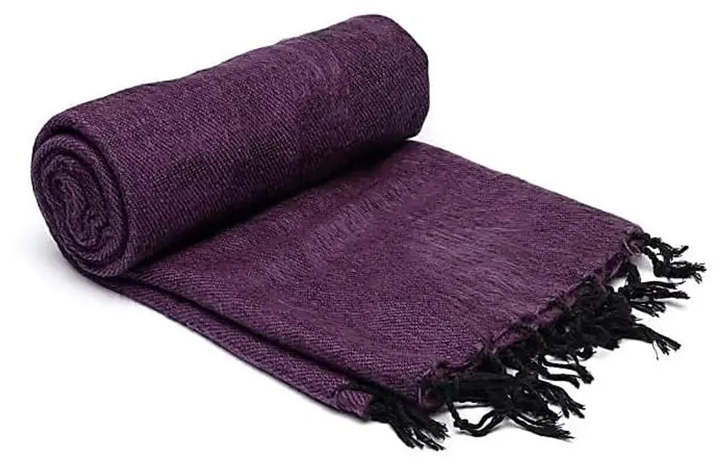 Pashmina Violet Doux 200x80 cm - Tissage Confort pour la Détente