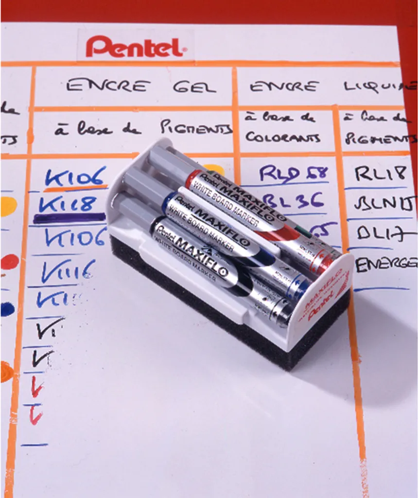 Pentel N50 marcatore permanente punta conica nero 3 pz