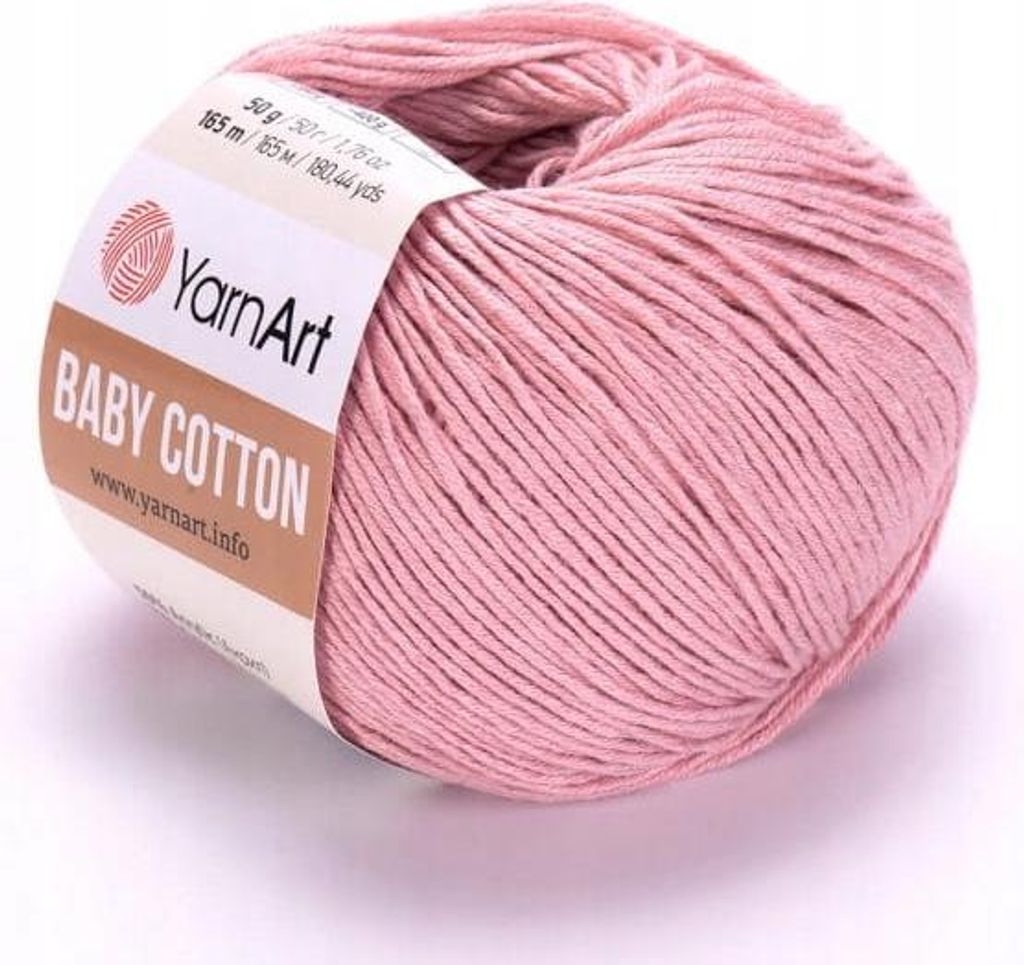Włóczka YarnArt Baby Bawełna 413 / brudny róż Zdjęcie produktu 